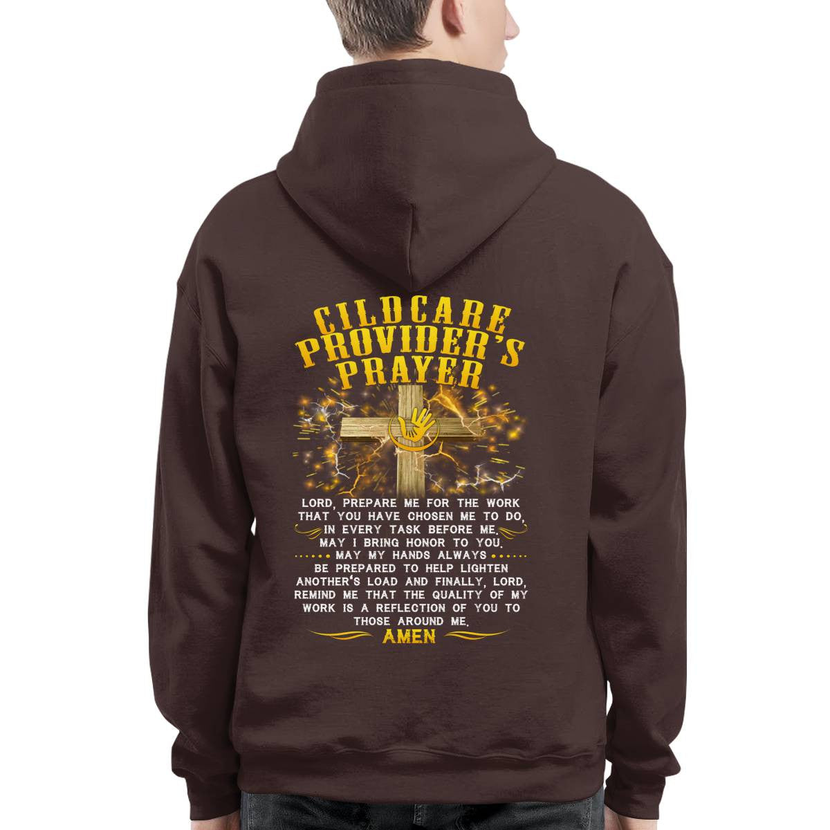 Awesome Childcare Provider's Prayer-T-shirt-#F220624EVTAS6BCHPRZ4