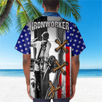 Awesome Ironworker- AOP Pocket Hawaiian Shirt - grunx260804-0286