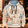 Personalized Country Duck Half-Zip Hoodie
