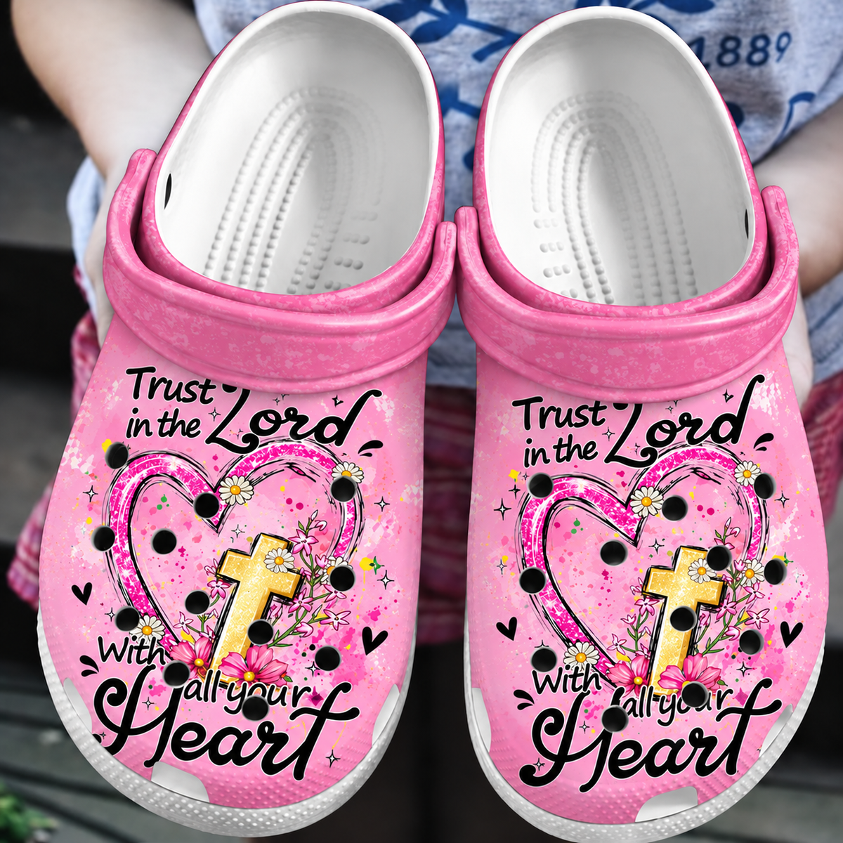 Trust in the Lord With All Your Heart Clogs Shoes