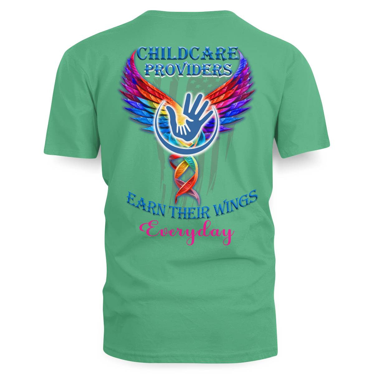 Awesome Childcare Provider -T-shirt-#F120924EARTH16BCHPRZ4