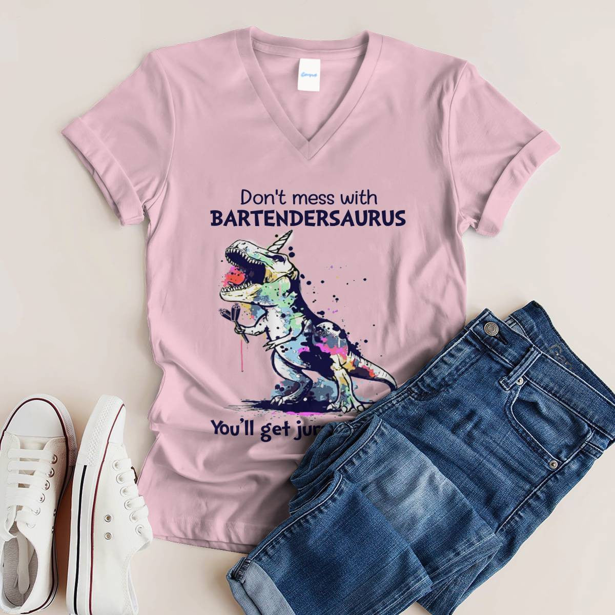 Awesome Bartender-T-Shirt-#F011024JRKID1FBARTZ4