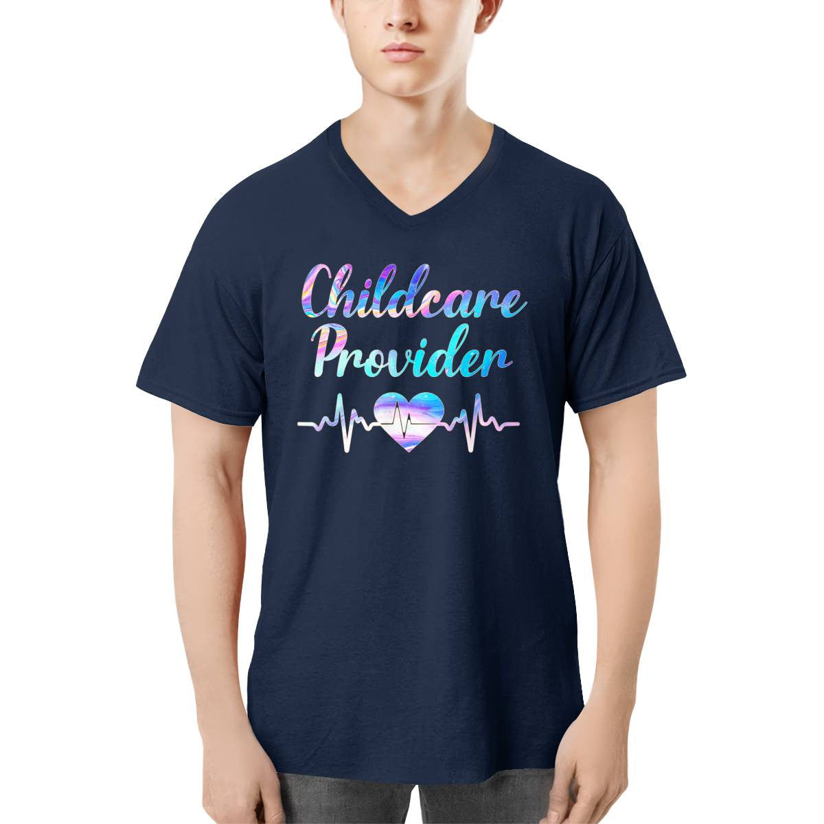 Awesome Childcare Provider-T-shirt-#F140824HEABE11FCHPRZ4