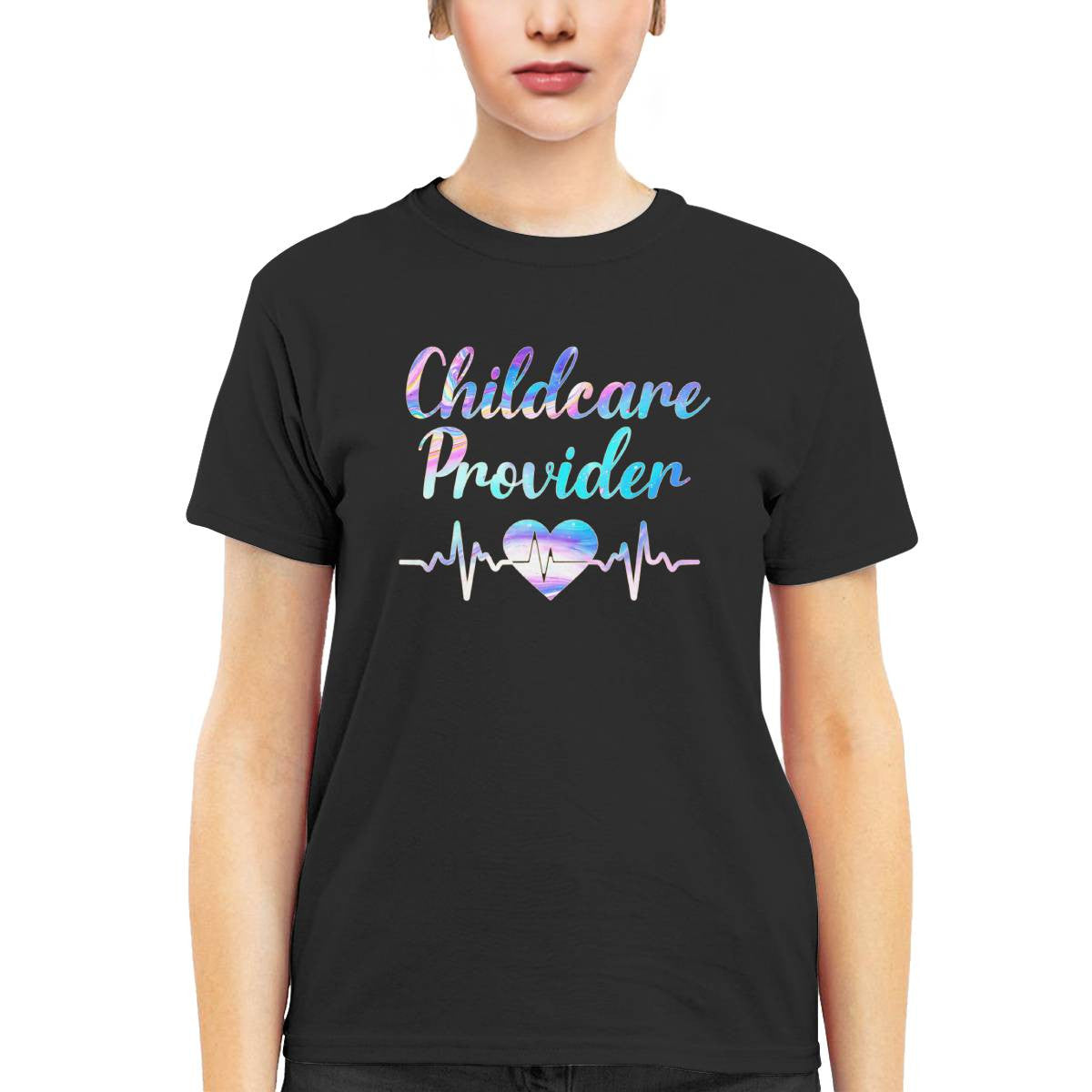Awesome Childcare Provider-T-shirt-#F140824HEABE11FCHPRZ4
