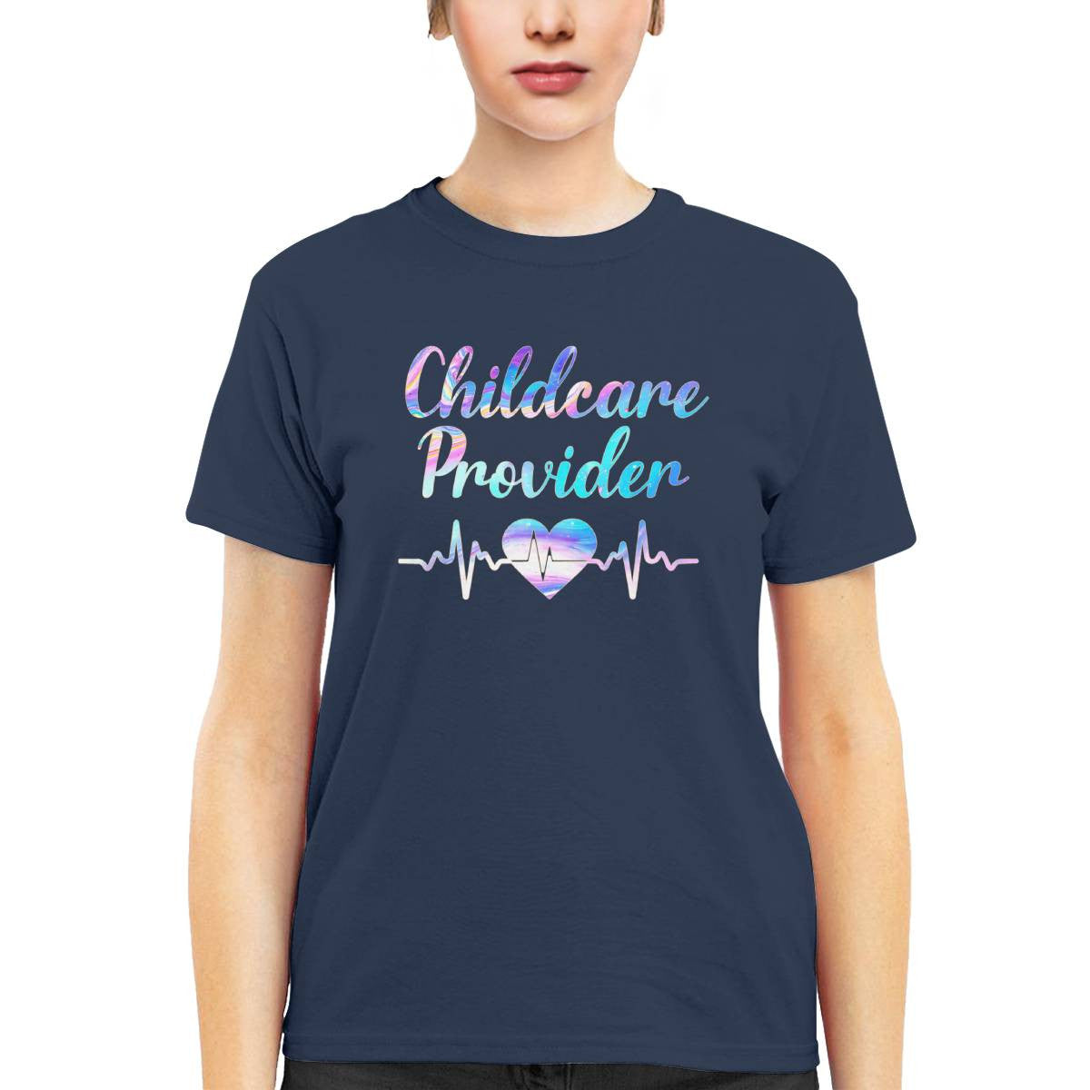 Awesome Childcare Provider-T-shirt-#F140824HEABE11FCHPRZ4