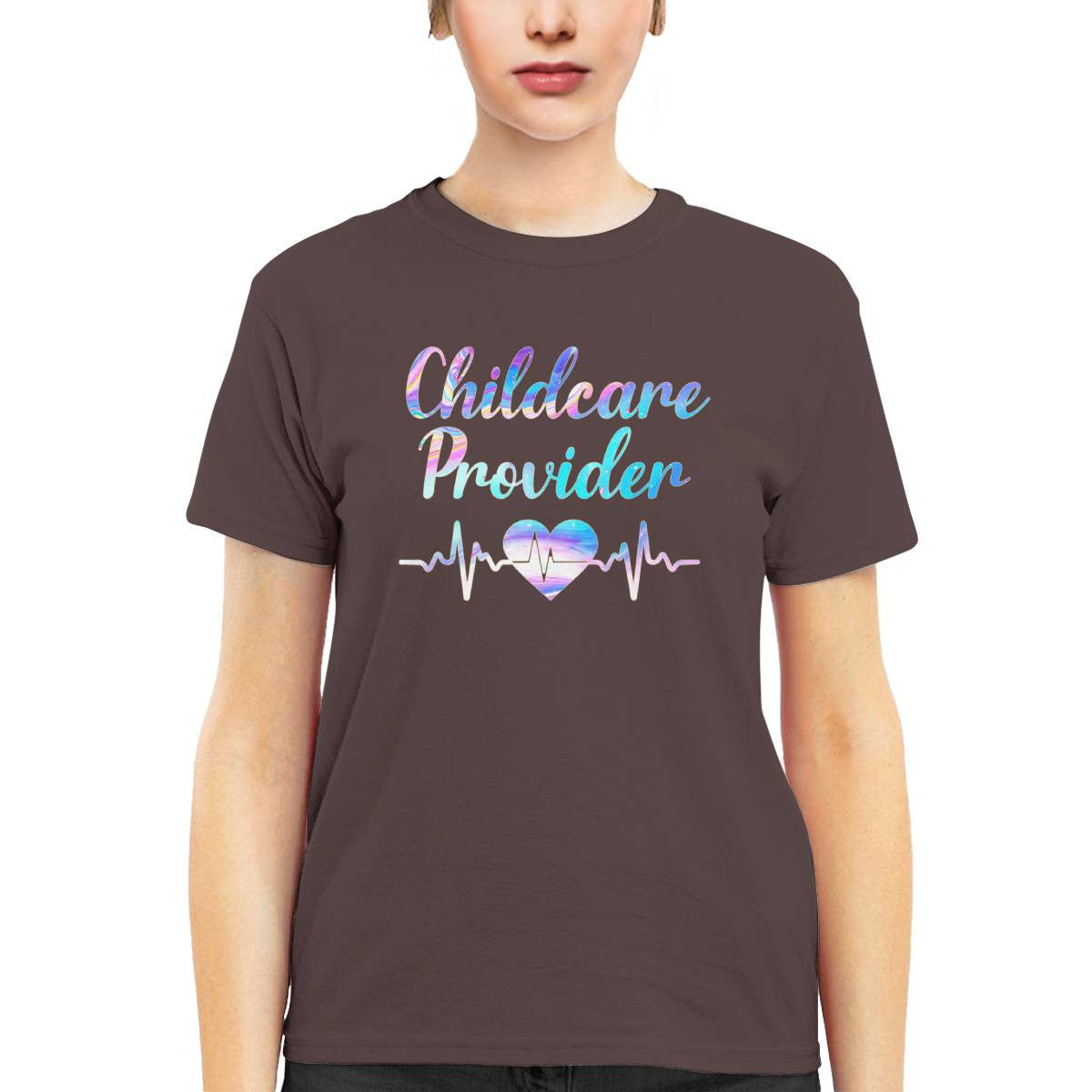 Awesome Childcare Provider-T-shirt-#F140824HEABE11FCHPRZ4