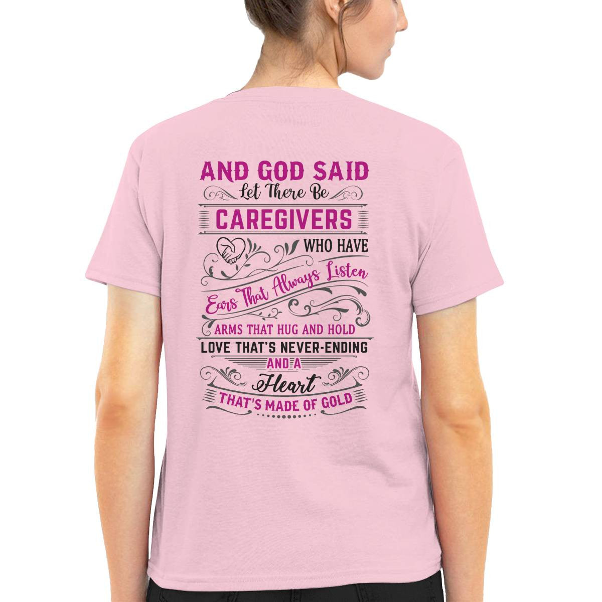 Awesome Caregiver-T-shirt-#F180724NEVEN6BCAREZ8