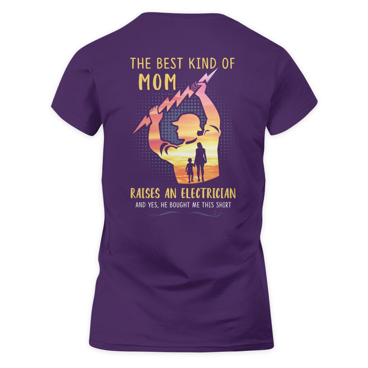 Awesome Electrician's Mom-Hoodie - grunx260804-0068