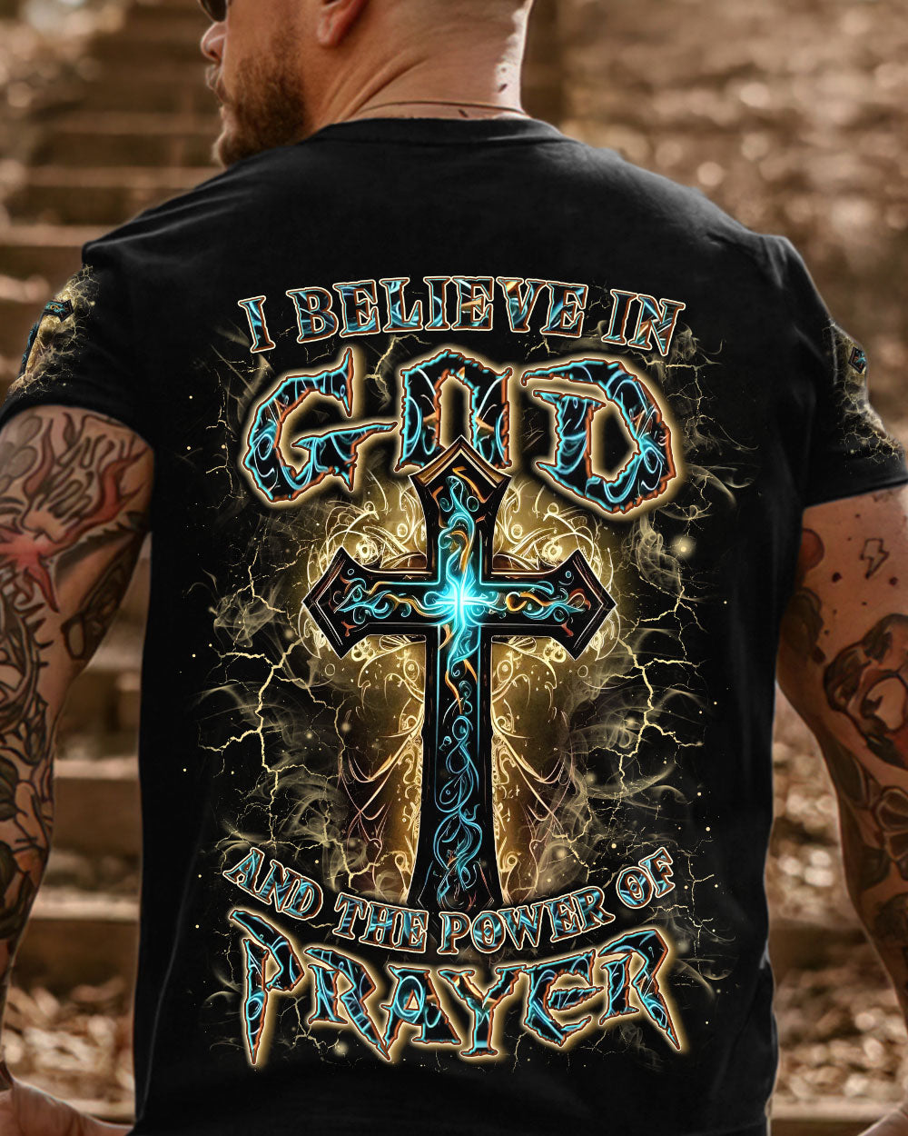 I Believe In God Men's All Over Print Shirt - Trunx401093
