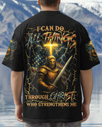 I Can Do All Things Cross Warrior Men's All Over Print Shirt - Trunx970139