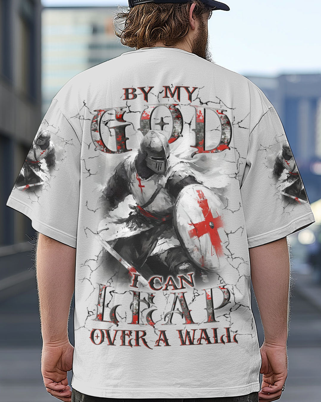 By My God I Can Leap Over A Wall Men's All Over Print Shirt - Trunx797141