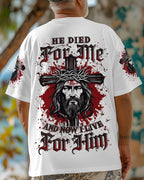 He Died For Me Men's All Over Print Shirt - Trunx770175