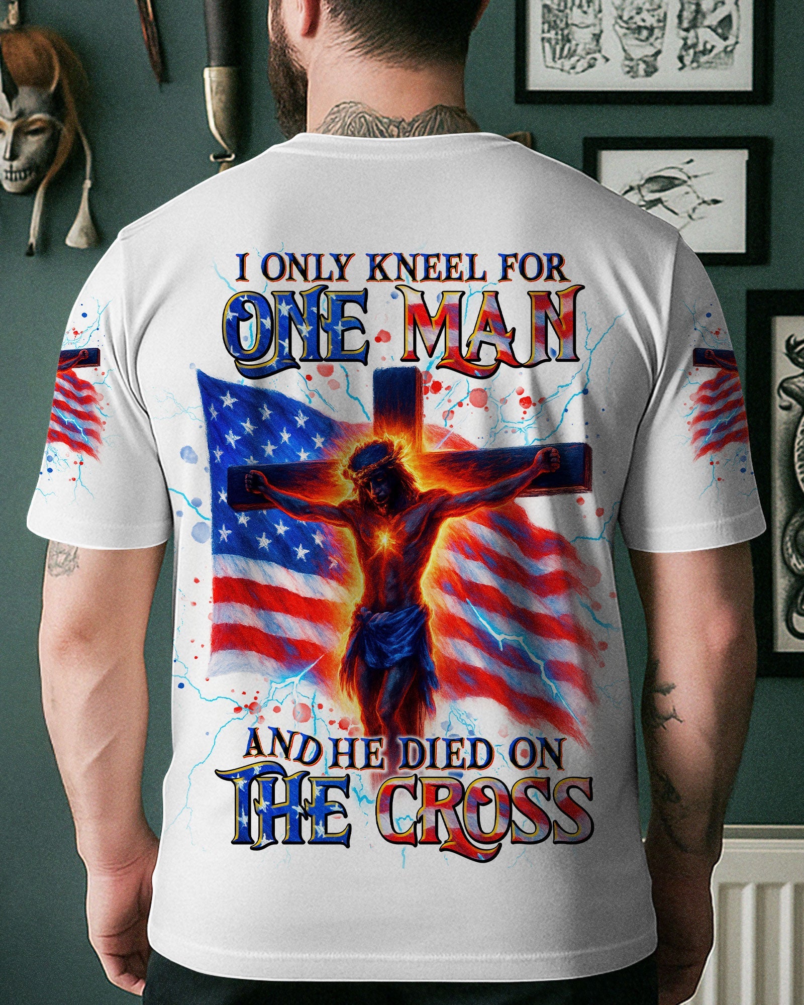 I Only Kneel For One Man Men's All Over Print Shirt - Trunx902197