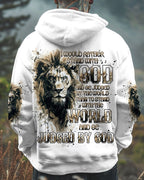 I Would Rather Stand With God Lion Men's All Over Print Shirt - Trunx719110