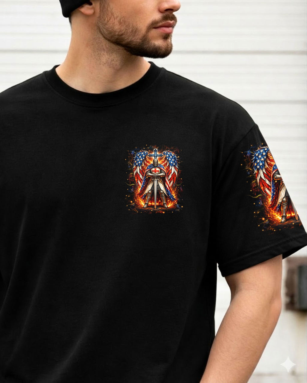 A Warrior Of Christ Wings Men's All Over Print Shirt - Trunx858725