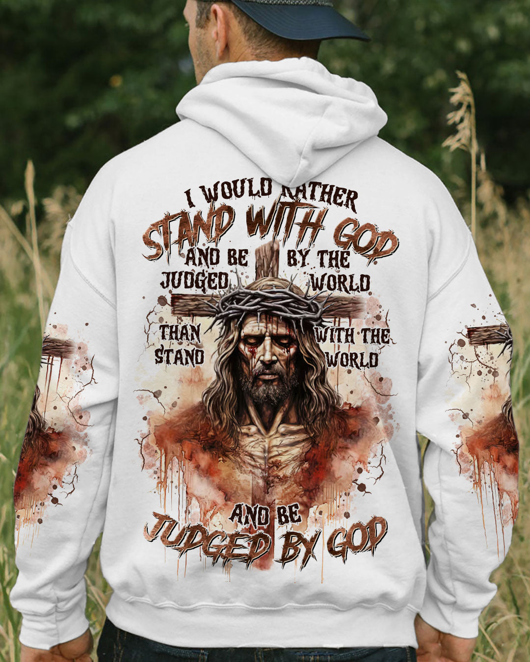 I Would Rather Stand With God Men's All Over Print Shirt - Trunx548781