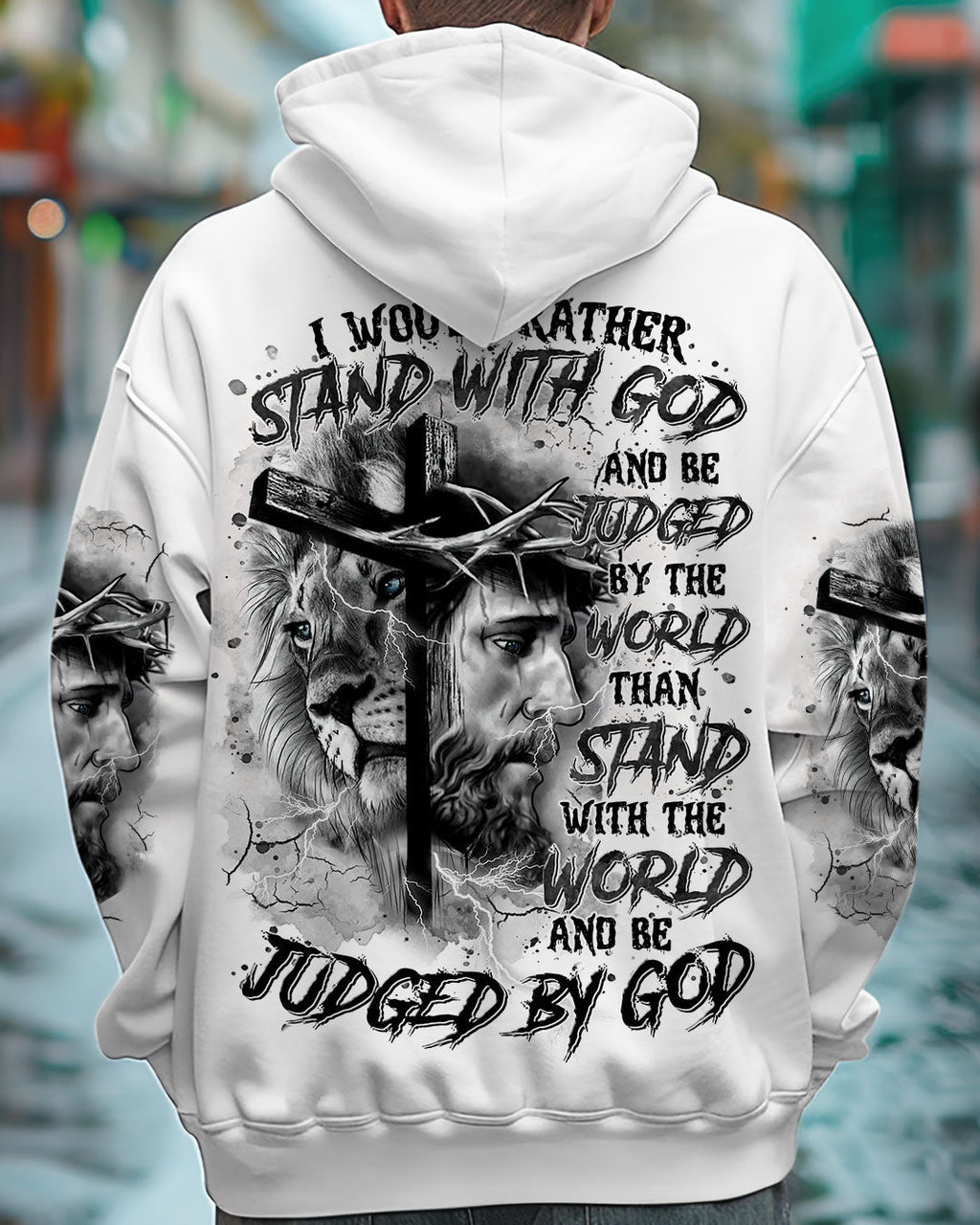 I Would Rather Stand With God Men's All Over Print Shirt - Trunx425509