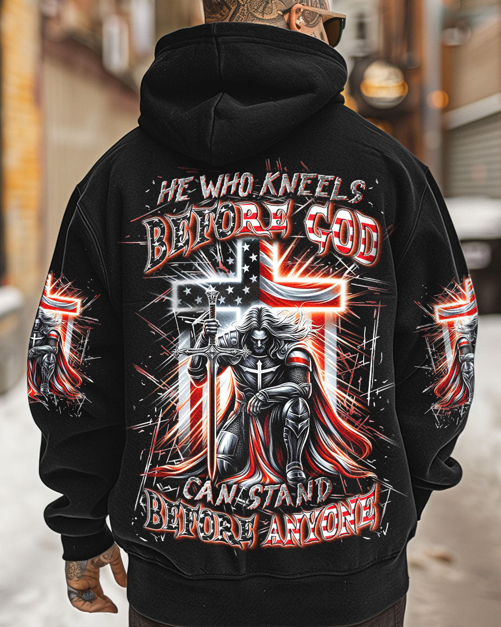 He Who Kneels Before God Warrior Men's All Over Print Shirt - Trunx112621