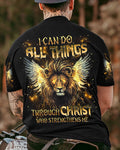 I Can Do All Things Lion Wings Men's All Over Print Shirt - Trunx455684