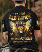 I Can Do All Things Lion Wings Men's All Over Print Shirt - Trunx455684