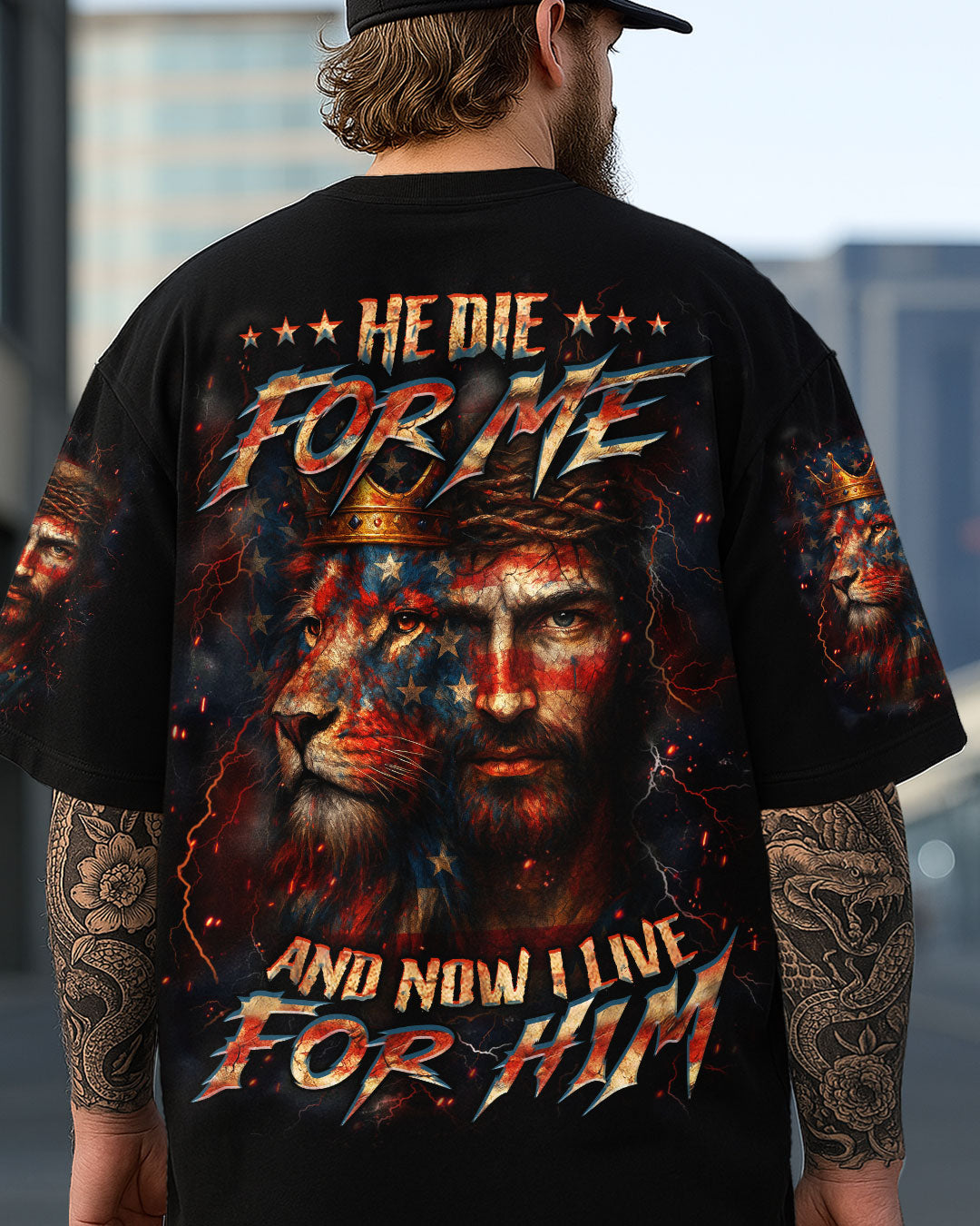 He Died For Me Men's All Over Print Shirt - Trunx177767
