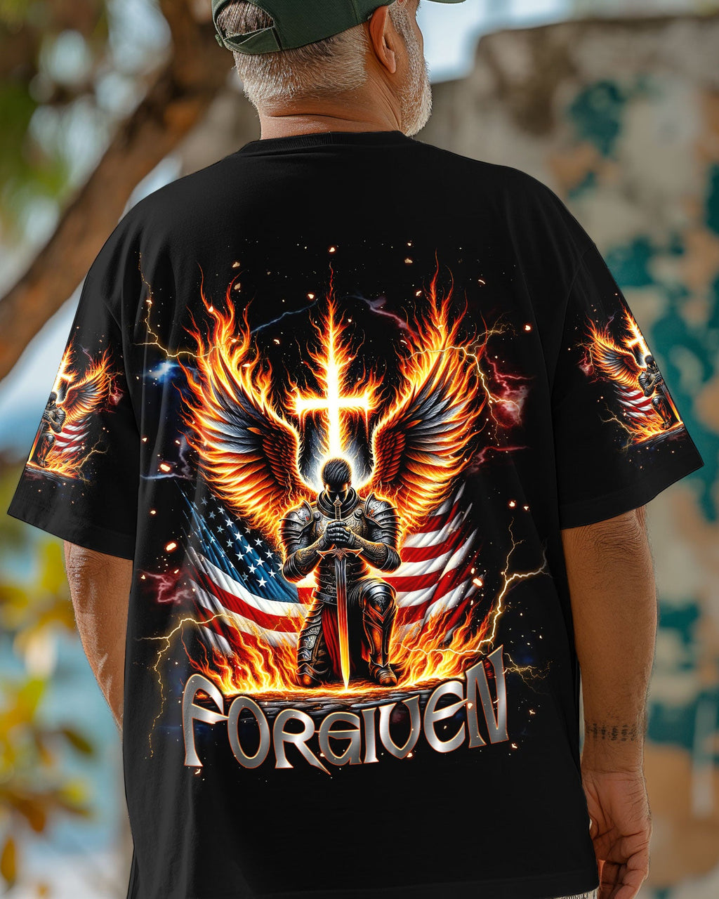 Forgiven Warrior Wings Men's All Over Print Shirt - Trunx261387