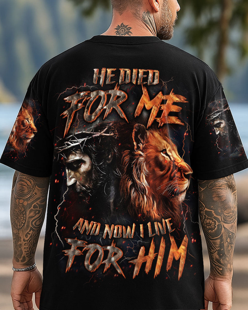 He Died For Me Men's All Over Print Shirt - Trunx817680