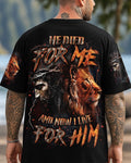 He Died For Me Men's All Over Print Shirt - Trunx817680