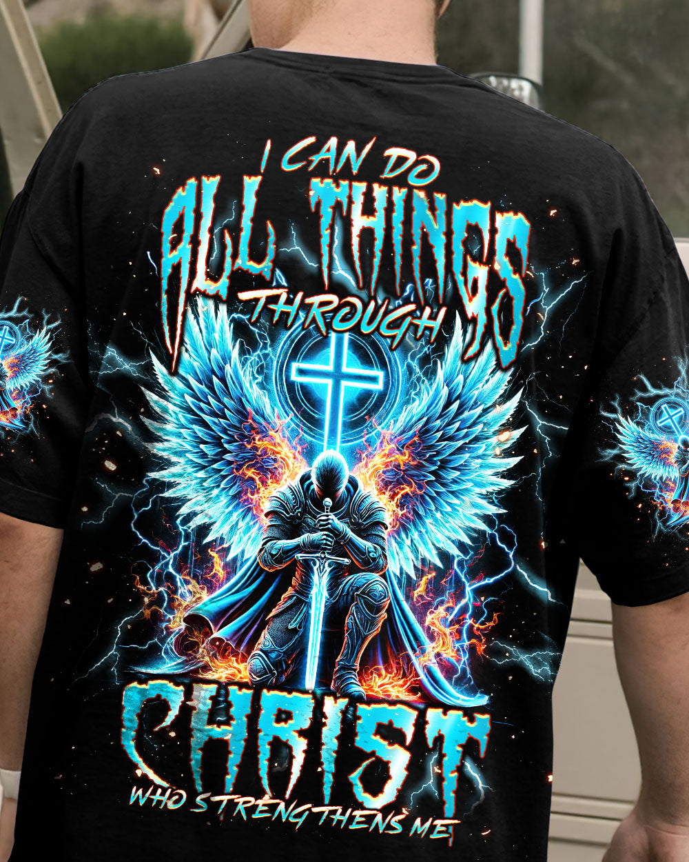 I Can Do All Things Warrior Men's All Over Print Shirt - Trunx540734