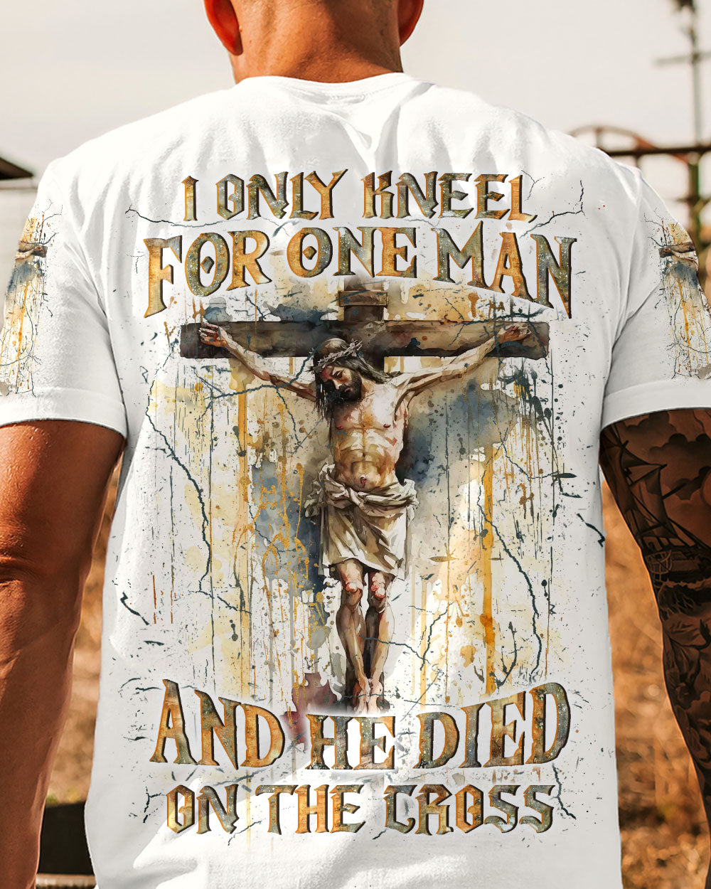 I Only Kneel For One Man Men's All Over Print Shirt - Trunx237045