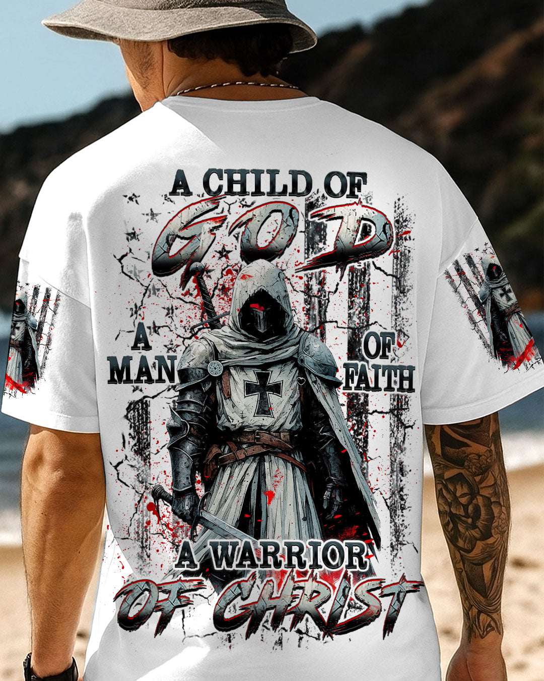A Warrior Of Christ Men's All Over Print Shirt - Trunx854003
