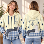 Cozy Cats Zip-up Baseball Jacket