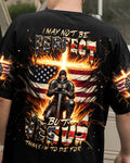 I May Not Be Perfect Warrior Men's All Over Print Shirt - Trunx129441
