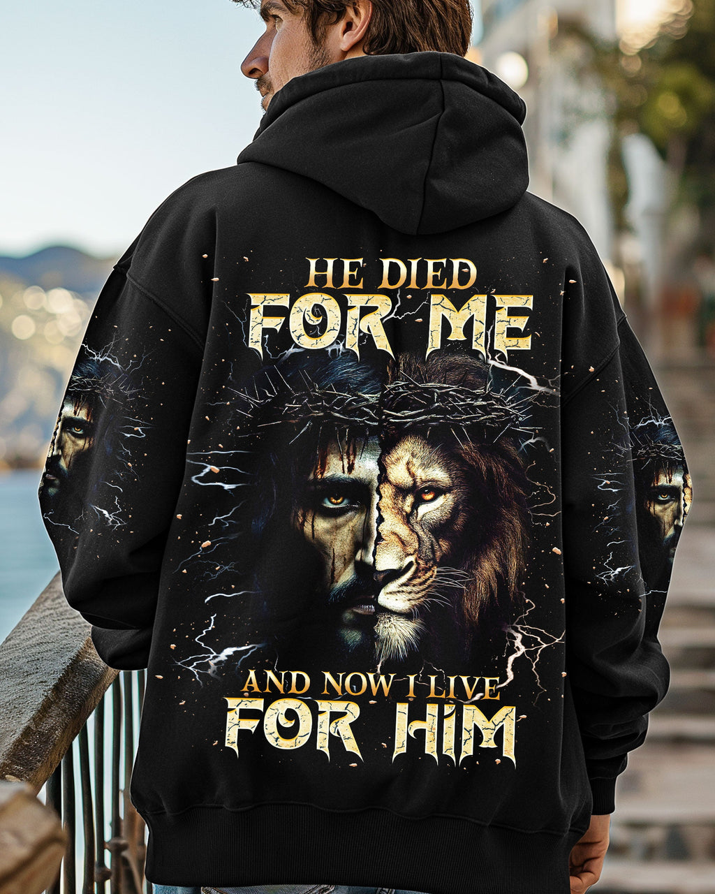 He Died For Me Lion Men's All Over Print Shirt - Trunx137502