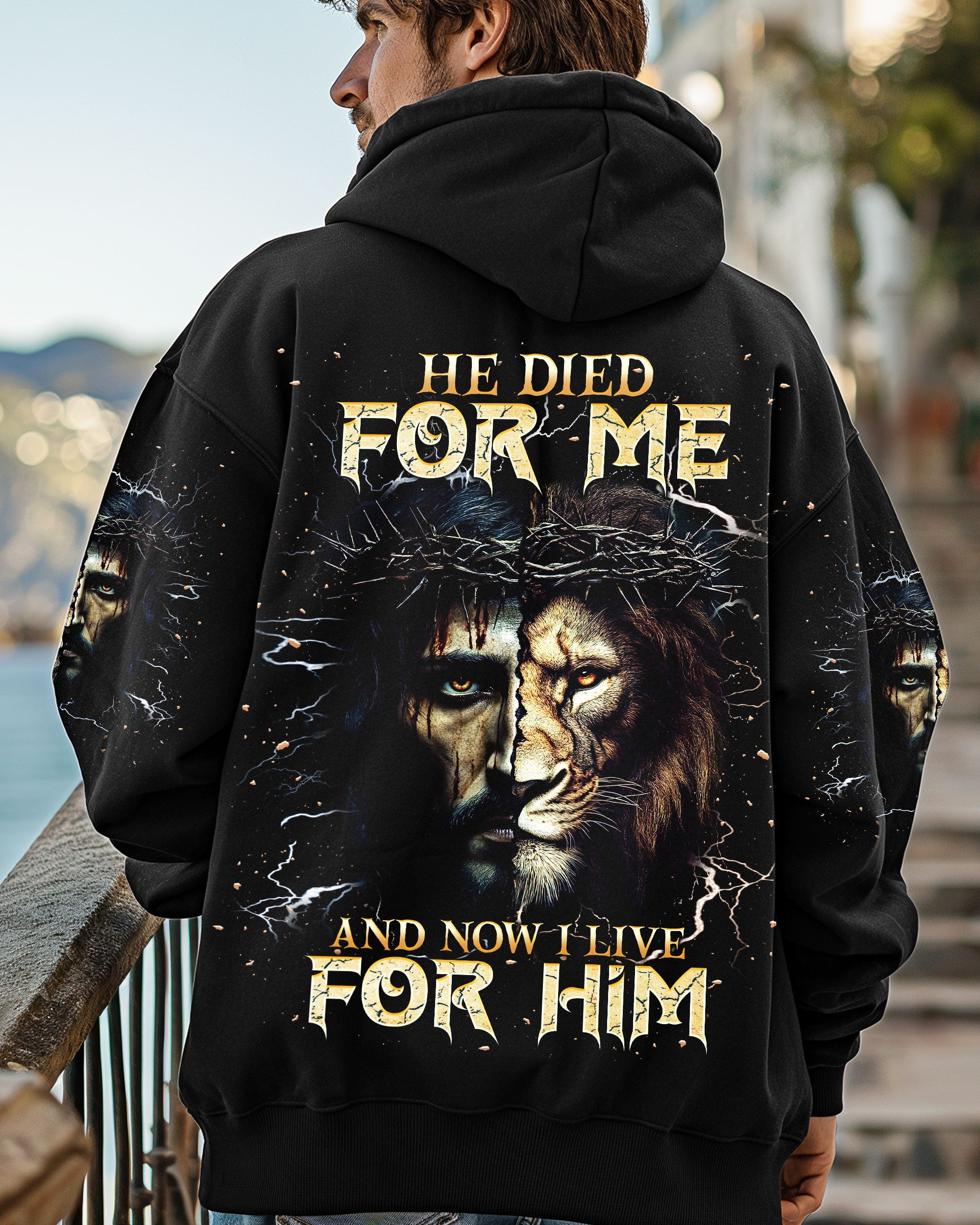 He Died For Me Lion Men's All Over Print Shirt - Trunx137502