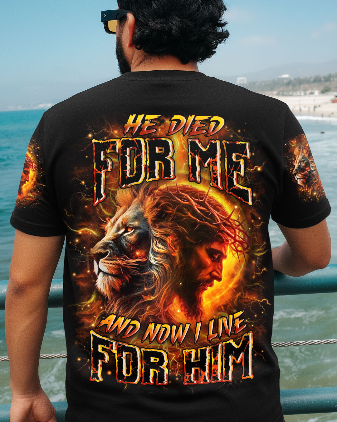He Died For Me Men's All Over Print Shirt - Trunx577332