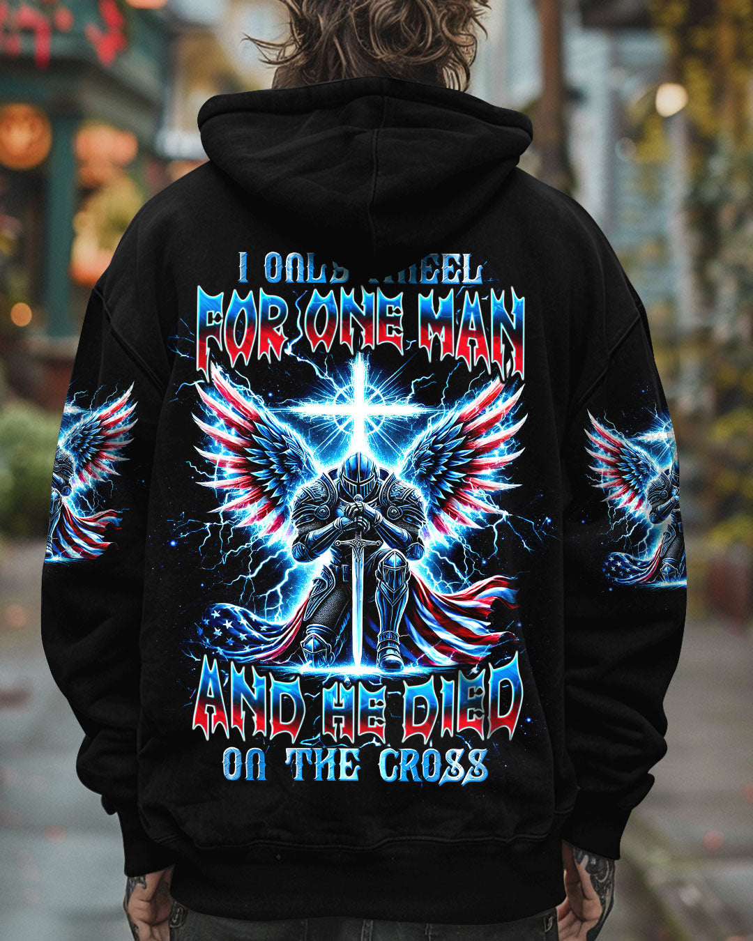 I Only Kneel For One Man Warrior Men's All Over Print Shirt - Trunx094055