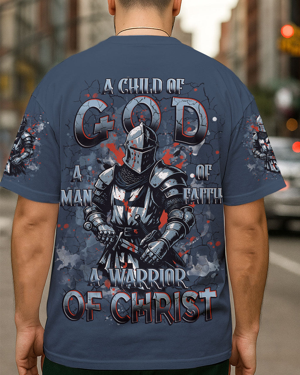 A Warrior Of Christ Men's All Over Print Shirt - Trunx370261