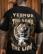 He Will Return As The Lion Lamb Men's All Over Print Shirt - Trunx238068