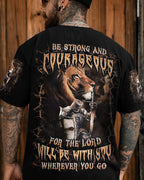 Be Strong And Courageous Men's All Over Print Shirt - Trunx676728