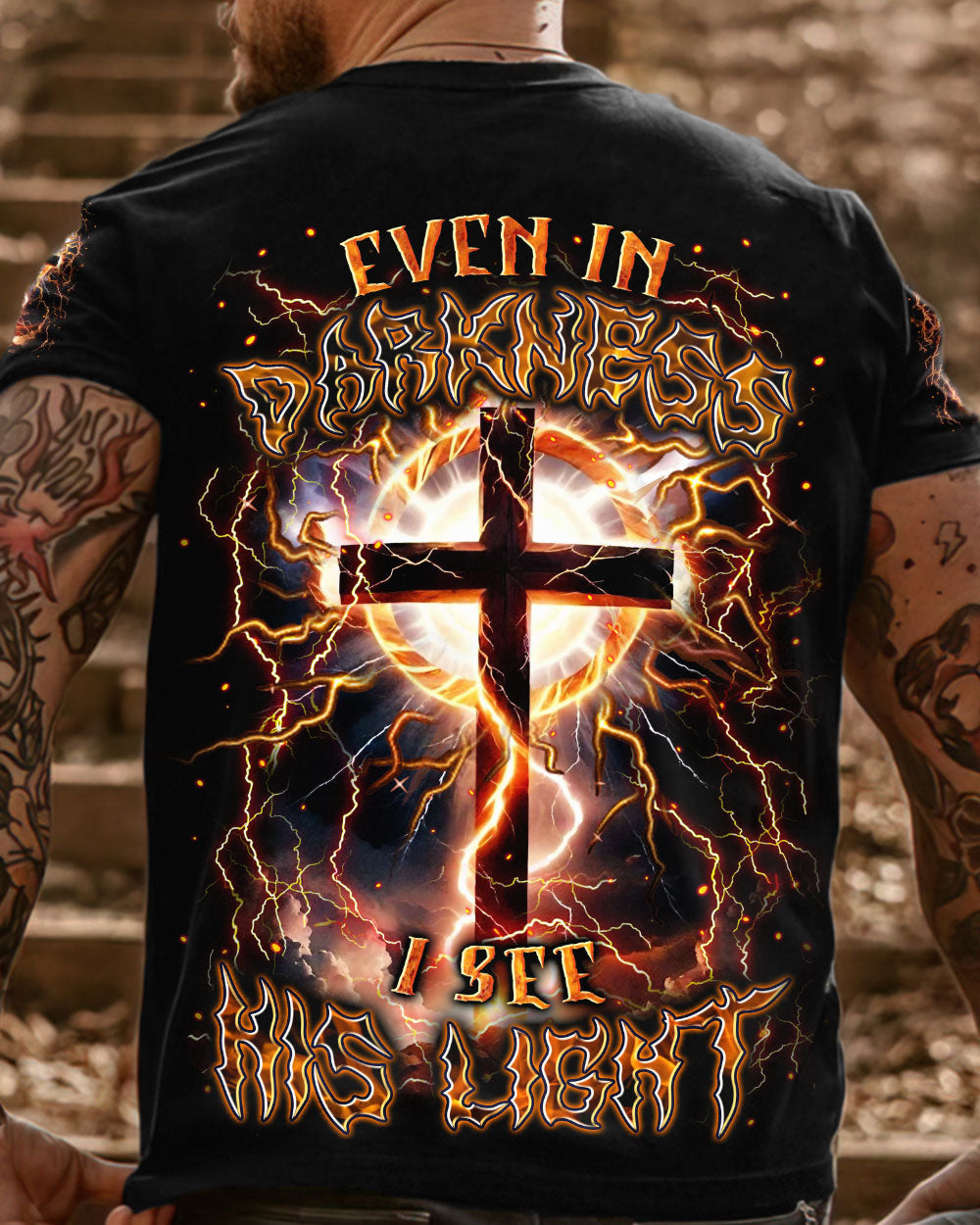 Even In The Darkness Men's All Over Print Shirt - Trunx608713