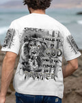 I Believe In God Lion Men's All Over Print Shirt - Trunx486194