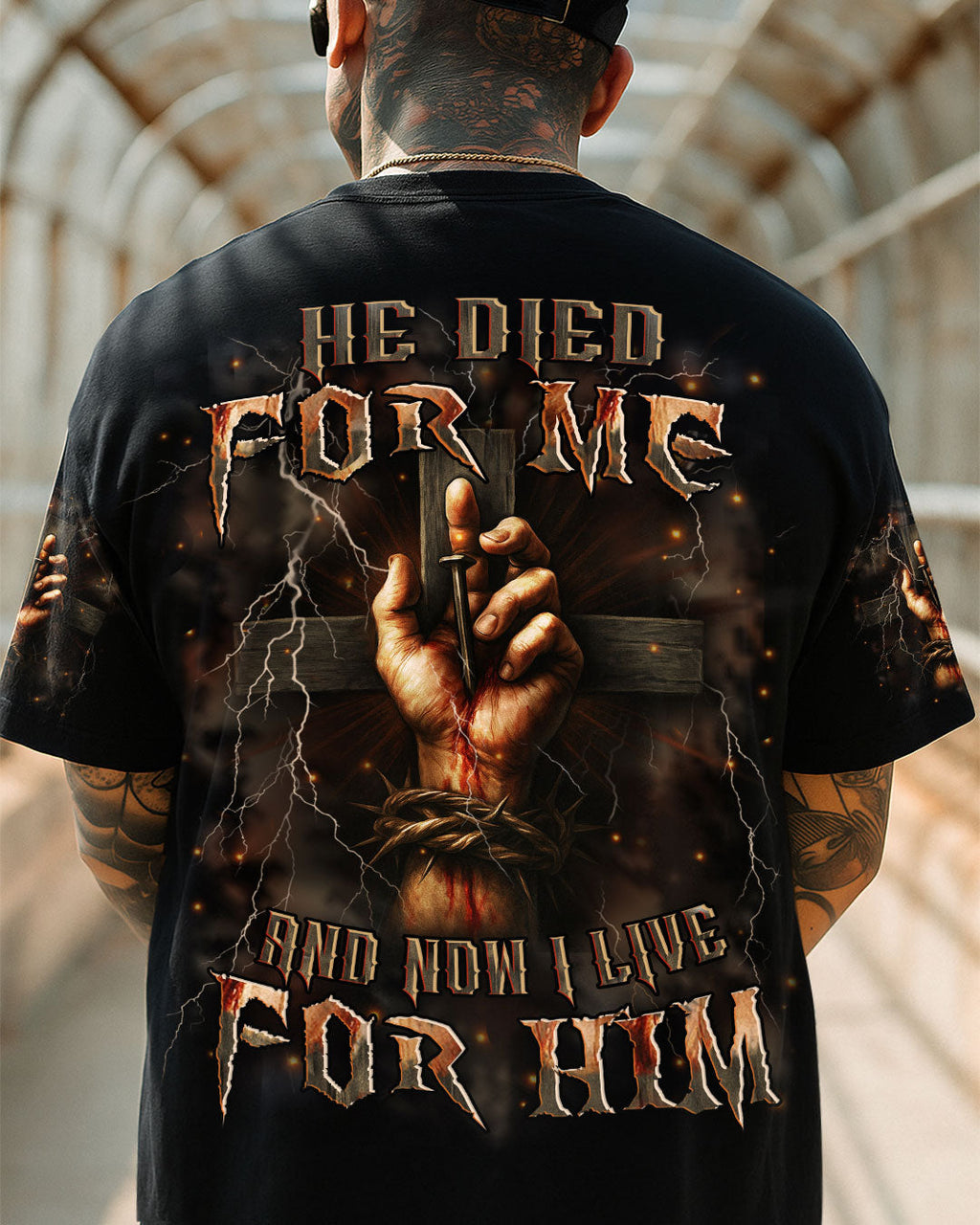 He Died For Me Men's All Over Print Shirt - Trunx326933