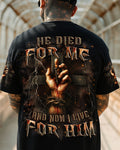 He Died For Me Men's All Over Print Shirt - Trunx326933