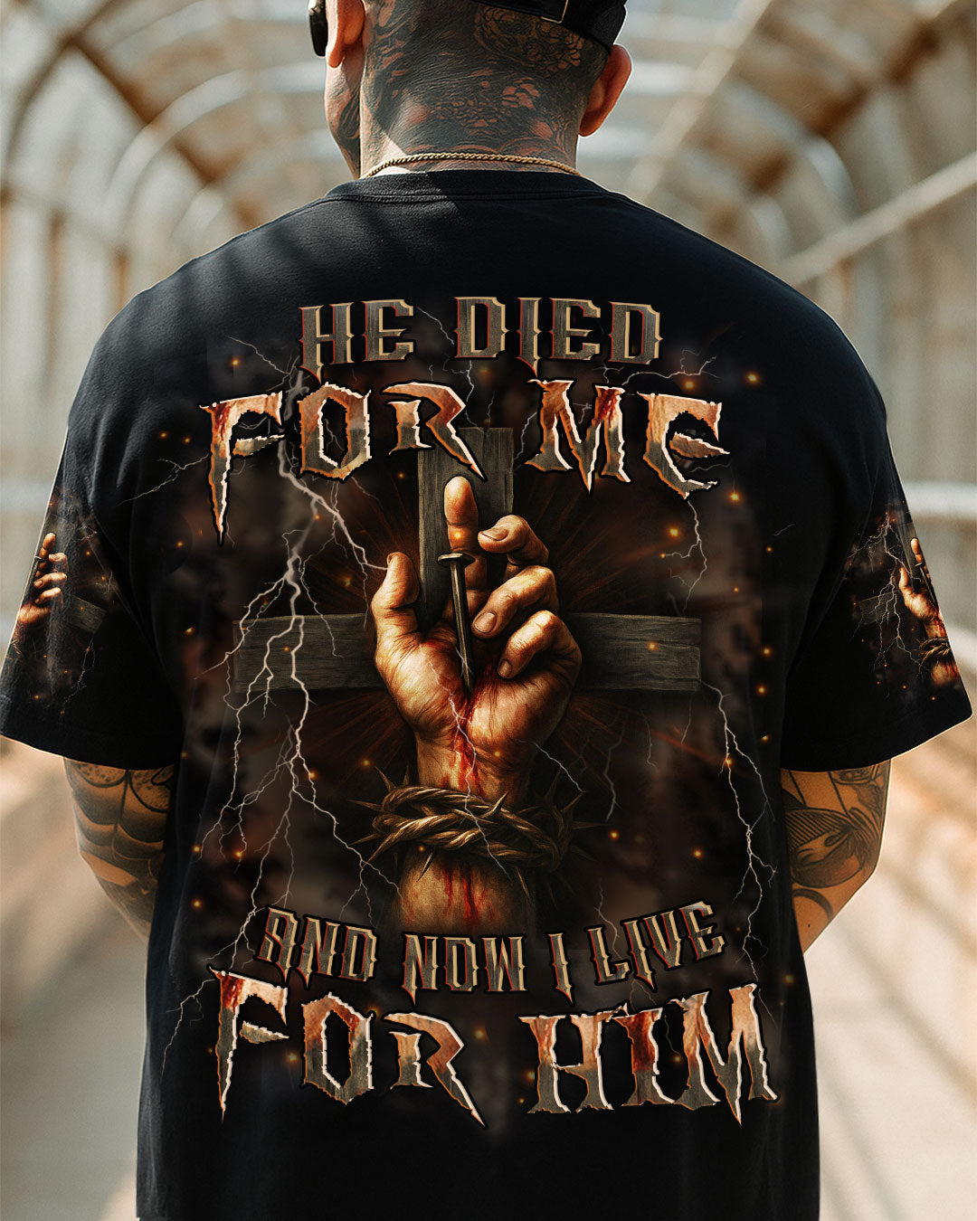 He Died For Me Men's All Over Print Shirt - Trunx326933