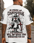 Be Strong And Courageous Men's All Over Print Shirt - Trunx378231