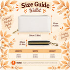 Personalized Pastel Shepherd and Lambs PU Leather Handbag & Leather Long Wallet