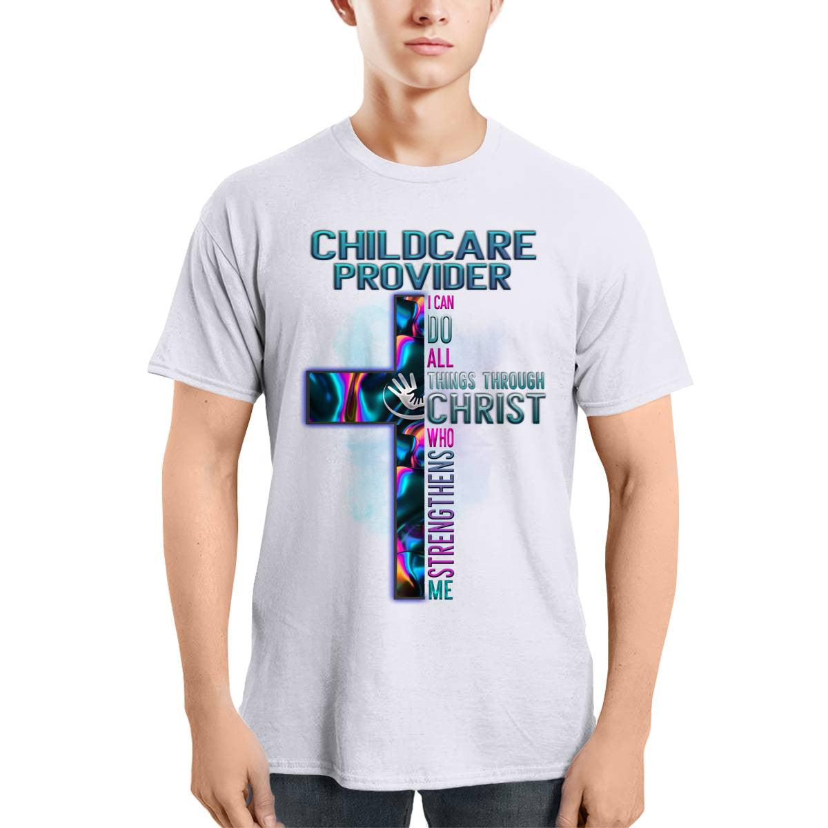 Awesome Childcare Provider-T-shirt-#F180624CHRIST18FCHPRZ4
