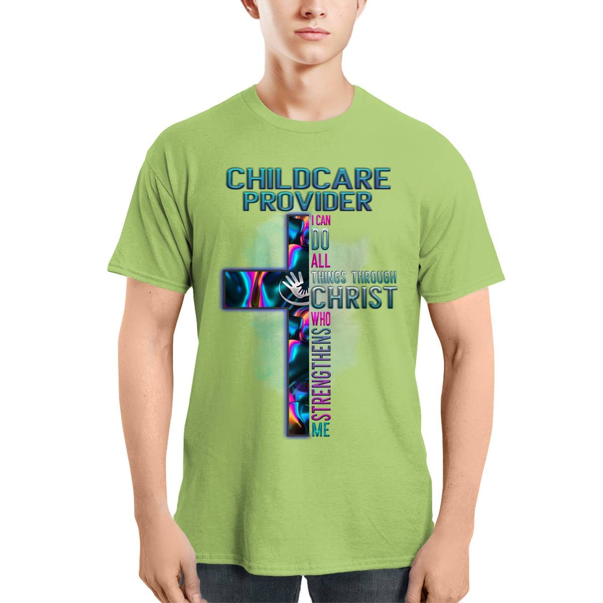 Awesome Childcare Provider-T-shirt-#F180624CHRIST18FCHPRZ4