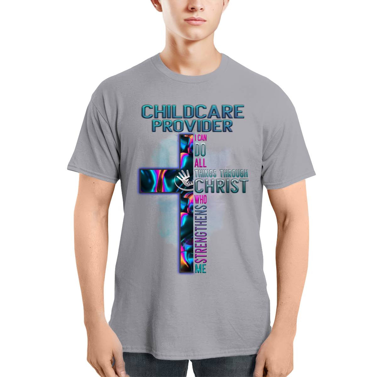 Awesome Childcare Provider-T-shirt-#F180624CHRIST18FCHPRZ4